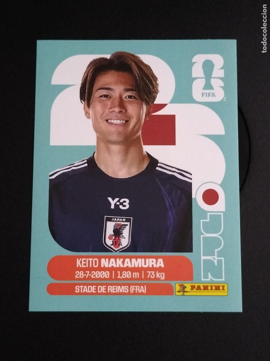 Cromos de f&uacute;tbol: JPN 15 KEITO NAKAMURA JAPON CROMOS STICKER MUNDIAL 26 2026 FIFA WORLD CUP PANINI