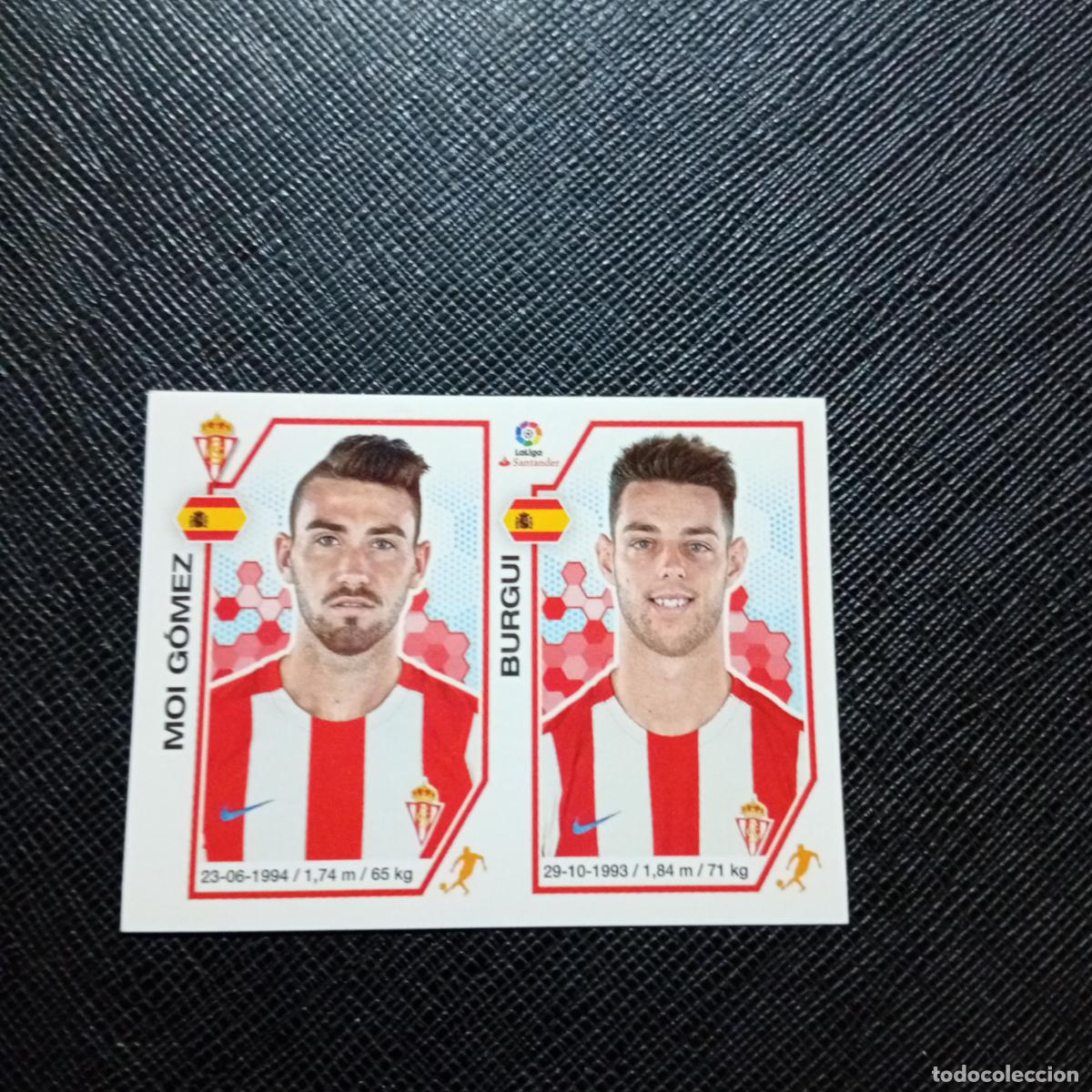Cromos de f&uacute;tbol: 213 MOI GOMEZ BURGUI SPORTING GIJON PANINI 2016 2017 CROMO 16 17 FUTBOL - SIN PEGAR - A215 PG33
