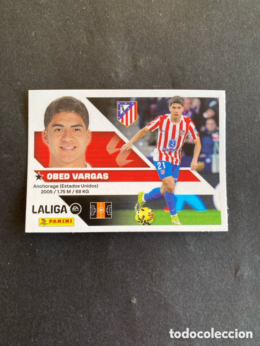 Football Stickers: Cromo liga 26/27 Atl&eacute;tico de Madrid N* 14 B