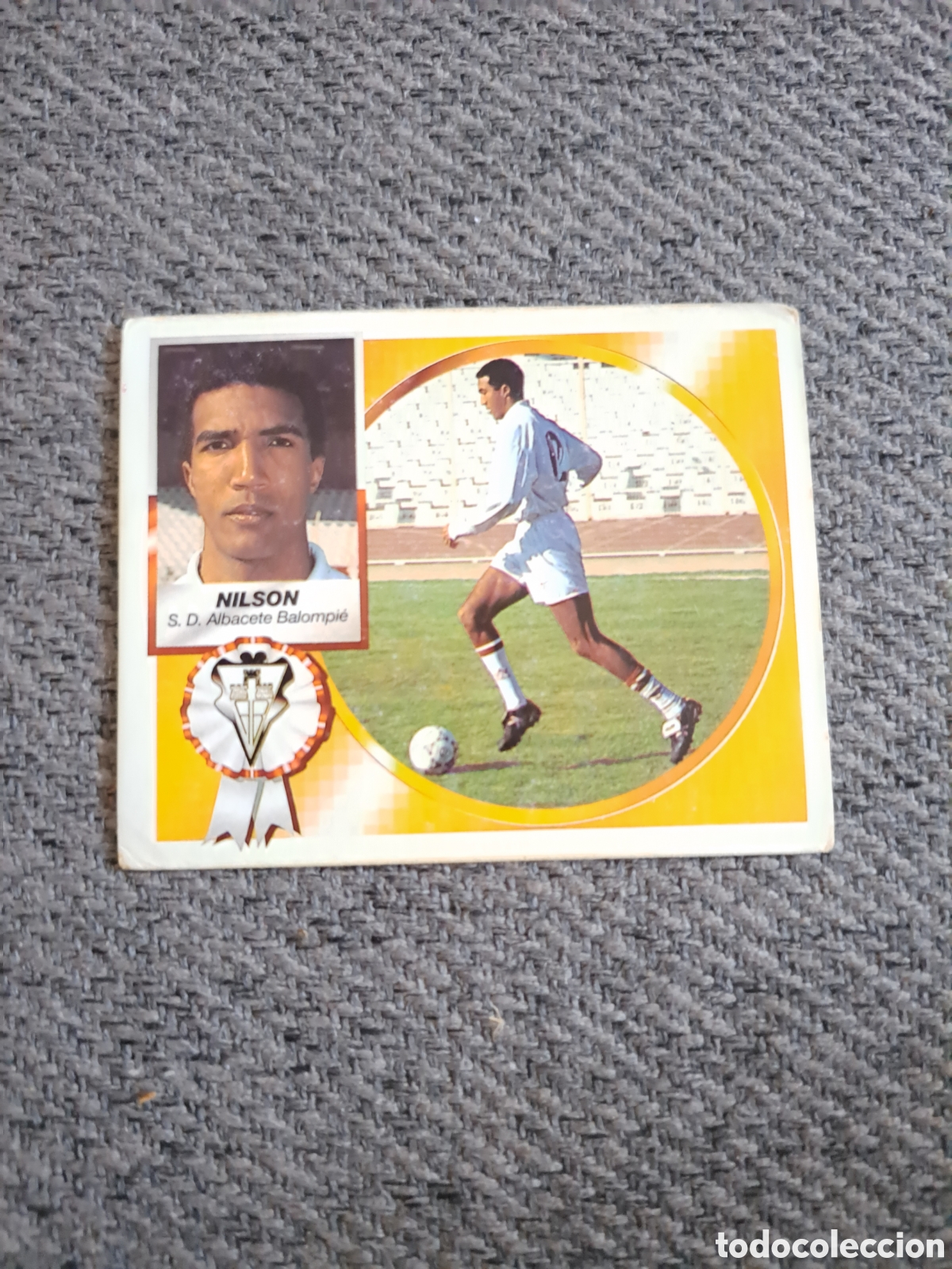 Football Stickers: Nilson(Baja)Versi&oacute;n. Albacete. Liga Este 94-95