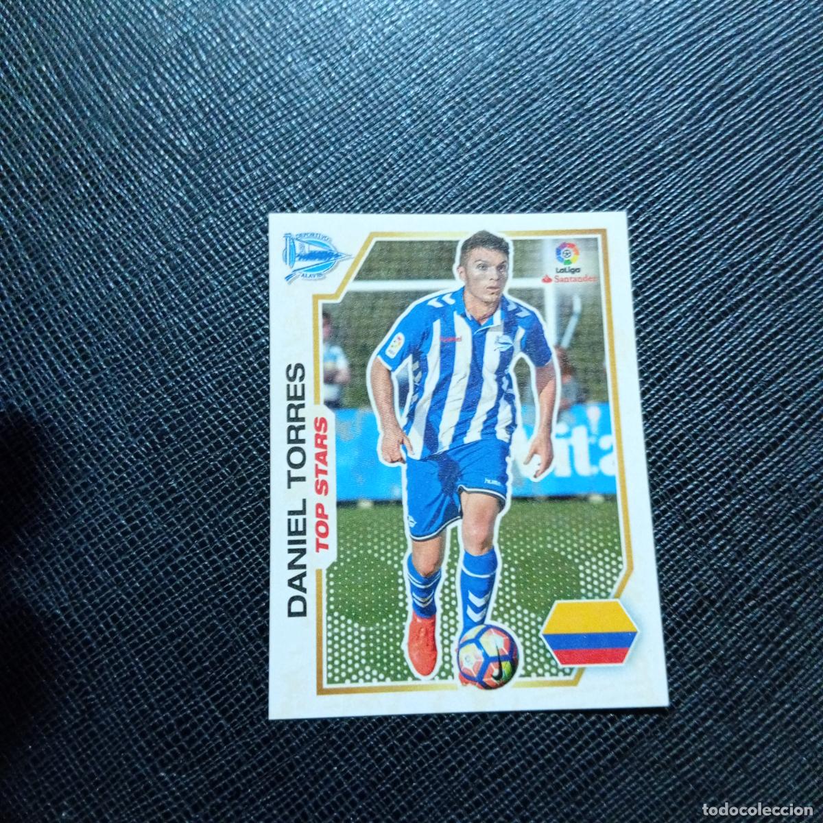 Cromos de Futebol: 242 DANIEL TORRES ALAVES PANINI 2016 2017 CROMO 16 17 FUTBOL - SIN PEGAR - A215 PG34