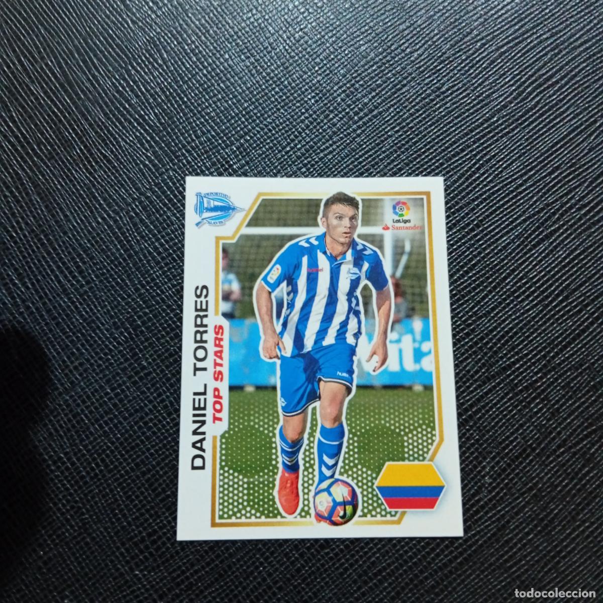 Cromos de Futebol: 242 DANIEL TORRES ALAVES PANINI 2016 2017 CROMO 16 17 FUTBOL - SIN PEGAR - A215 PG34