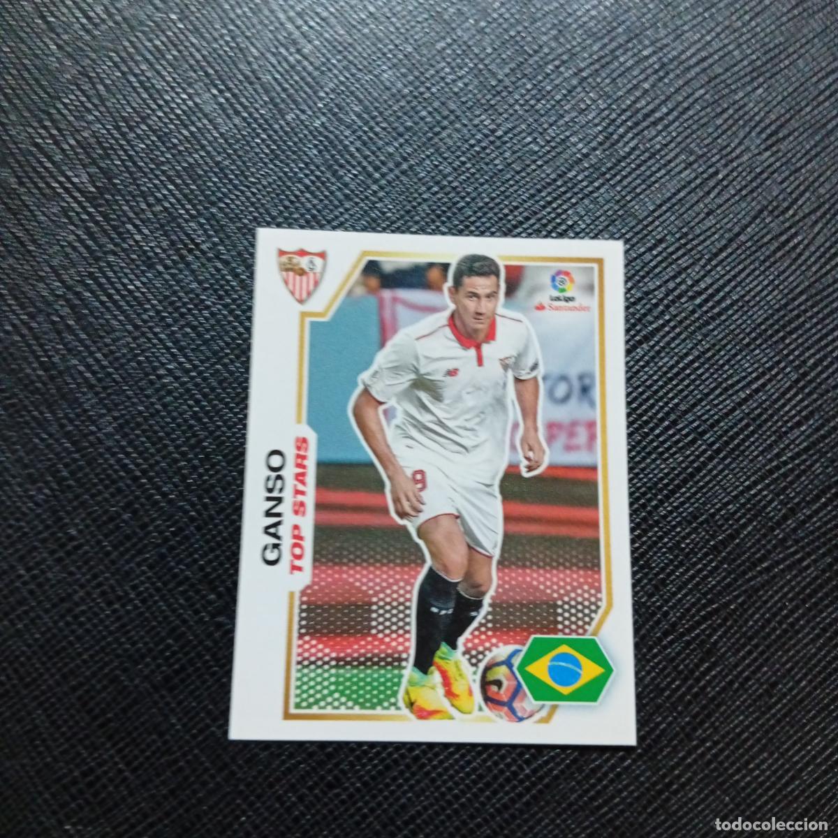 Cromos de f&uacute;tbol: 245 GANSO SEVILLA PANINI 2016 2017 CROMO 16 17 FUTBOL - SIN PEGAR - A215 PG35
