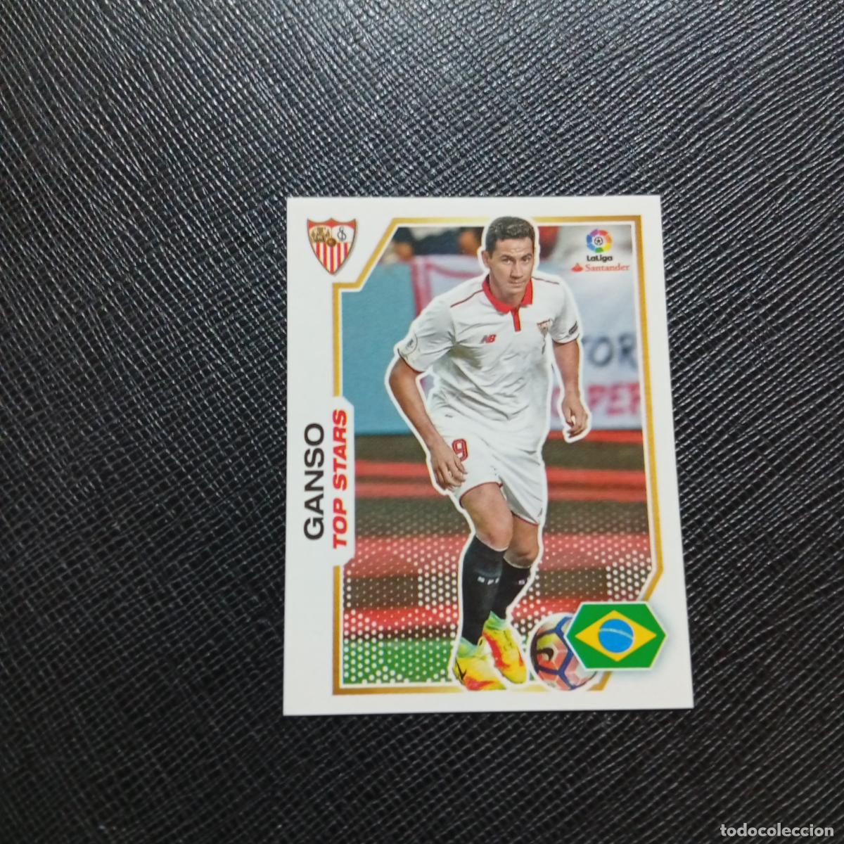 Football Stickers: 245 GANSO SEVILLA PANINI 2016 2017 CROMO 16 17 FUTBOL - SIN PEGAR - A215 PG35