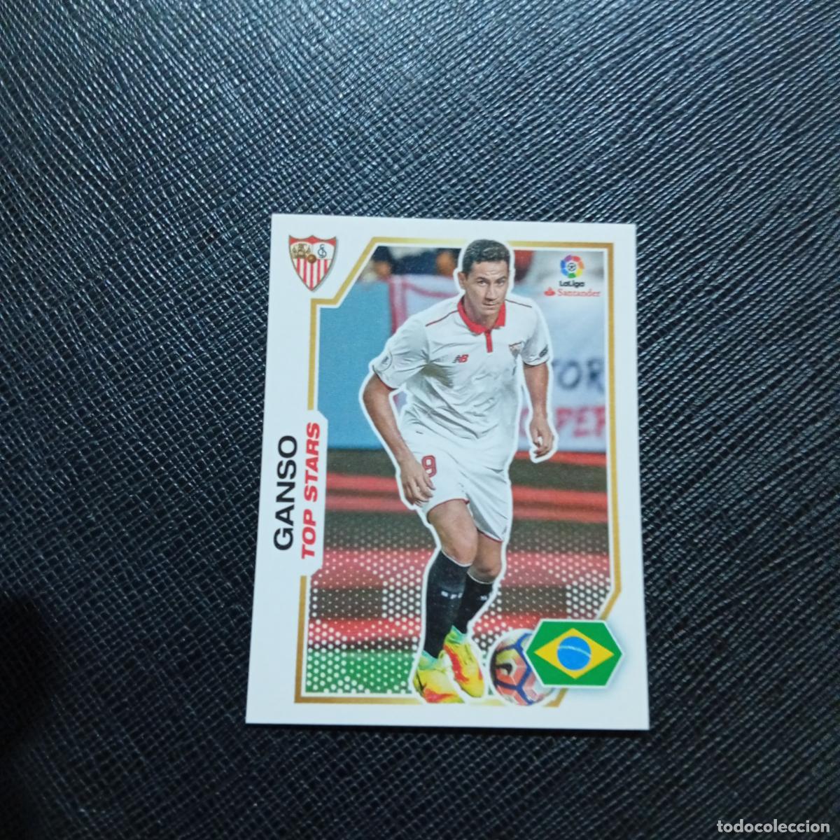Football Stickers: 245 GANSO SEVILLA PANINI 2016 2017 CROMO 16 17 FUTBOL - SIN PEGAR - A215 PG35
