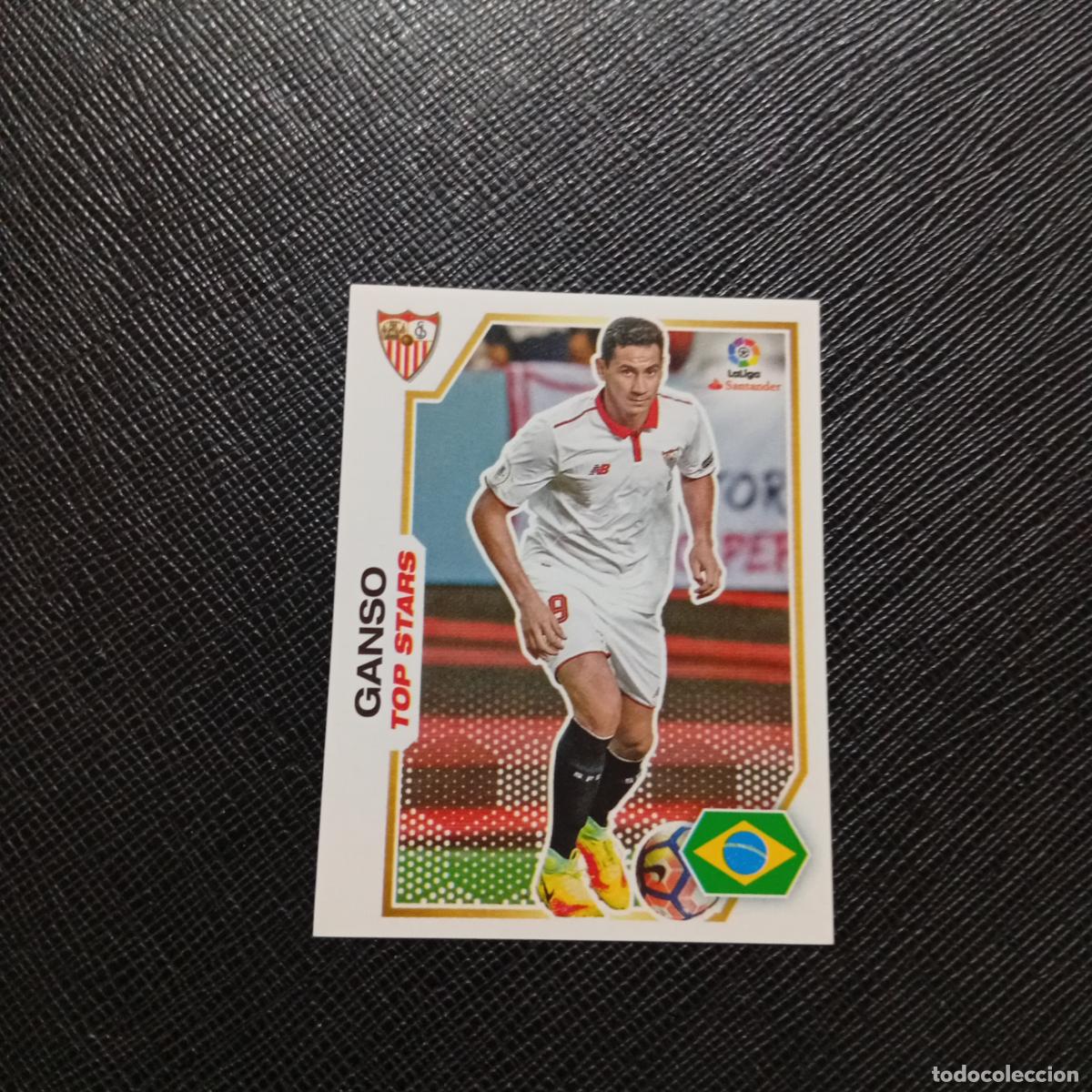 Football Stickers: 245 GANSO SEVILLA PANINI 2016 2017 CROMO 16 17 FUTBOL - SIN PEGAR - A215 PG35