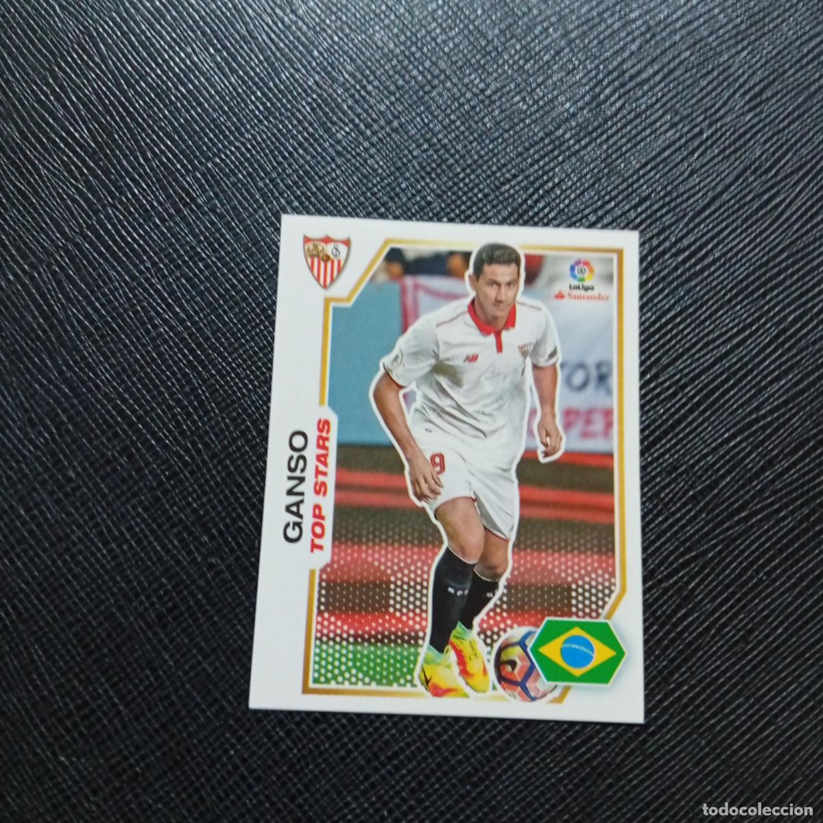 Cromos de f&uacute;tbol: 245 GANSO SEVILLA PANINI 2016 2017 CROMO 16 17 FUTBOL - SIN PEGAR - A215 PG35