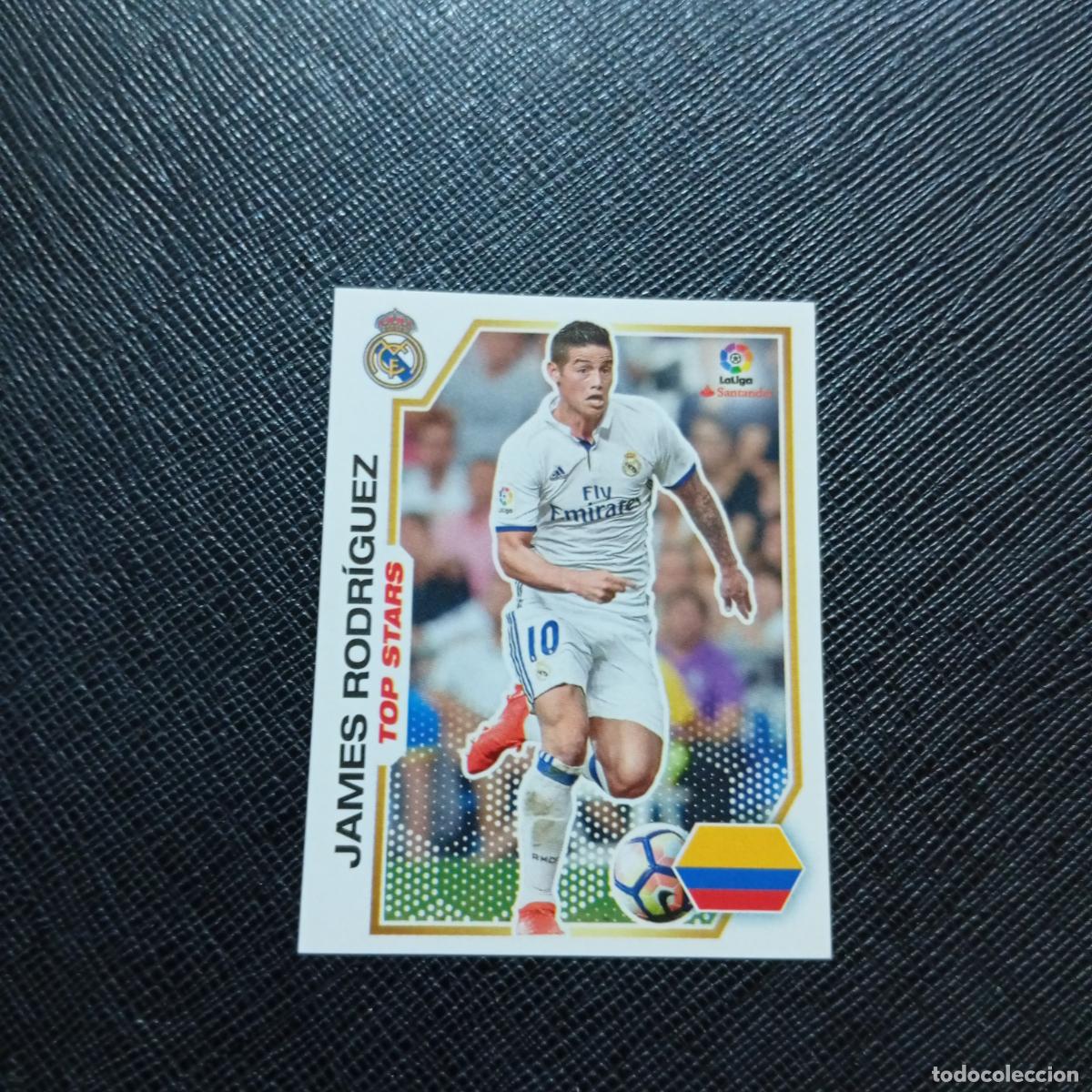 Cromos de f&uacute;tbol: 247 JAMES RODRIGUEZ REAL MADRID PANINI 2016 2017 CROMO 16 17 FUTBOL - SIN PEGAR - A215 PG35