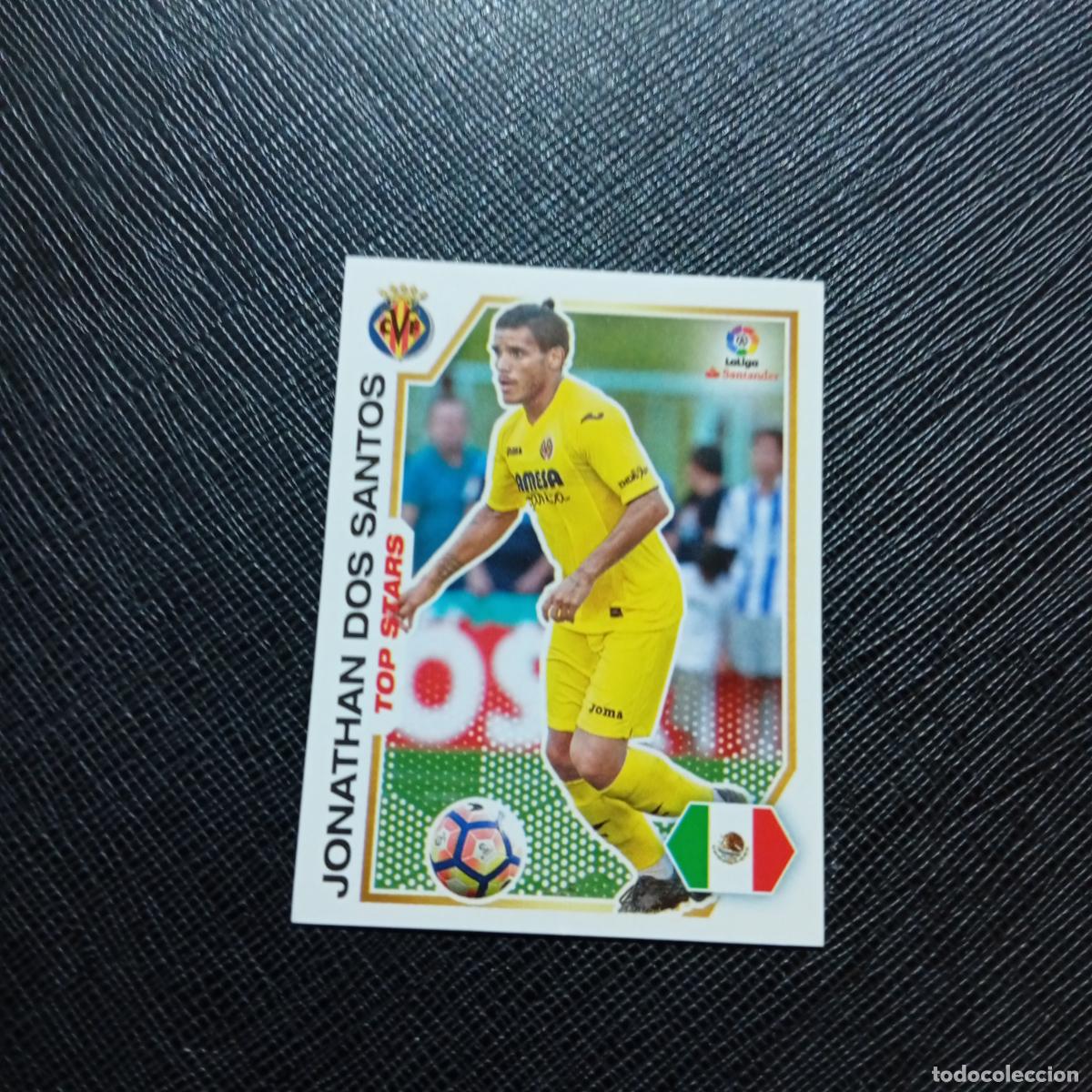 Cromos de f&uacute;tbol: 248 JONATHAN DOS SANTOS VILLARREAL PANINI 2016 2017 CROMO 16 17 FUTBOL - SIN PEGAR - A215 PG35