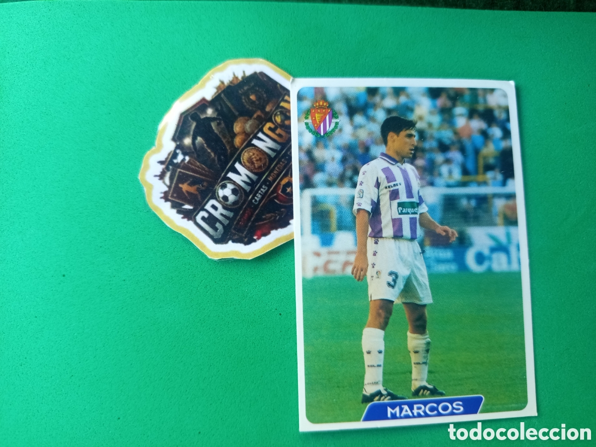Cromos de f&uacute;tbol: ❇️ CROMO ⚽ CARD MARCOS VALLADOLID 333 FICHAS DE LA LIGA 95 96 1995 1996 MUNDICROMO ❇️