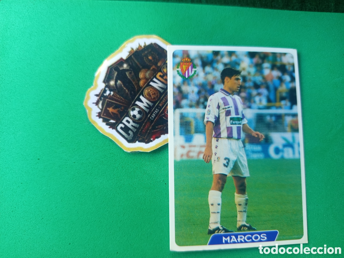 Cromos de f&uacute;tbol: ❇️ CROMO ⚽ CARD MARCOS VALLADOLID 333 FICHAS DE LA LIGA 95 96 1995 1996 MUNDICROMO ❇️