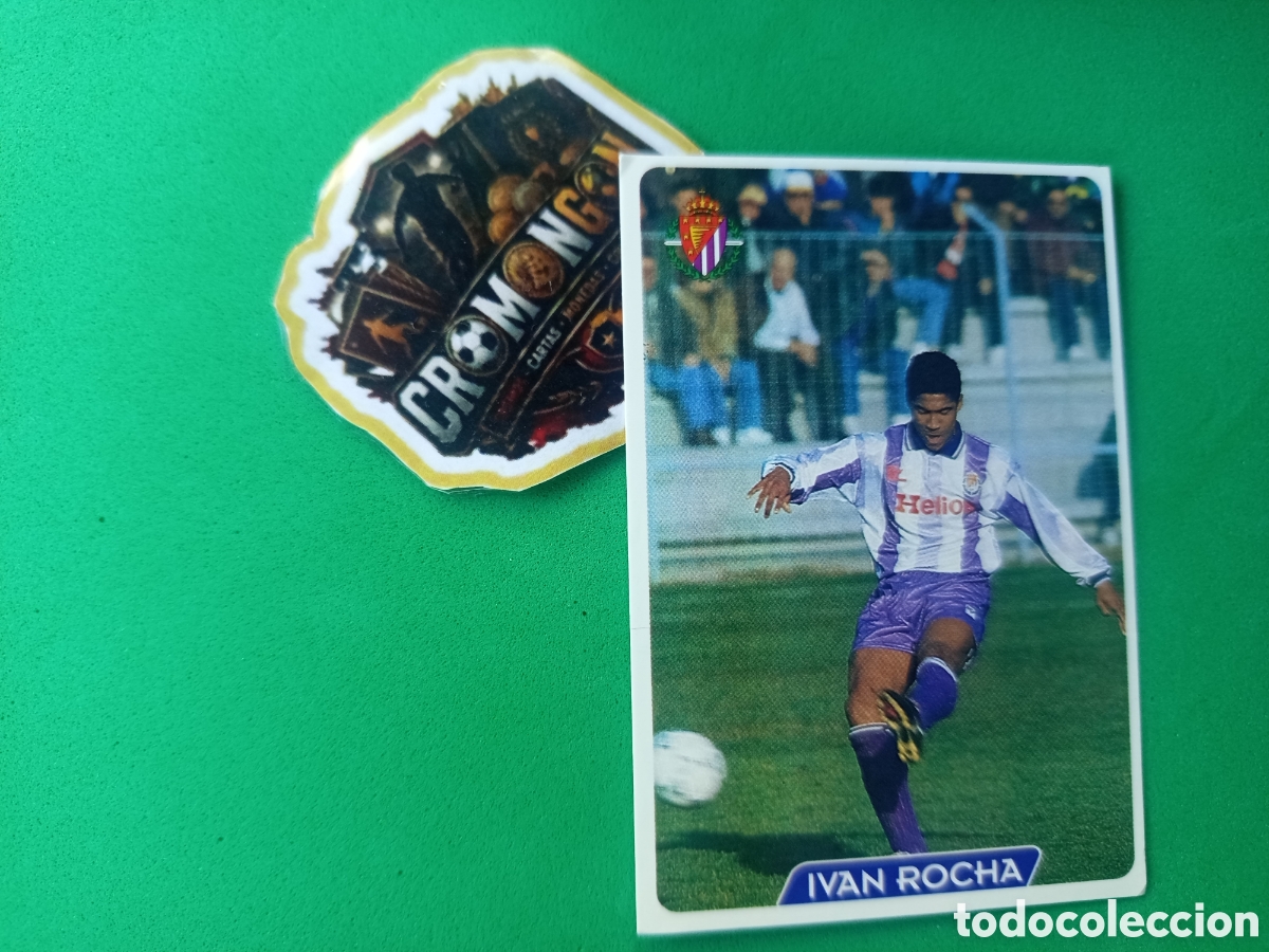 Cromos de f&uacute;tbol: ❇️ CROMO ⚽ CARD IV&Aacute;N ROCHA VALLADOLID 332 FICHAS DE LA LIGA 95 96 1995 1996 MUNDICROMO ❇️