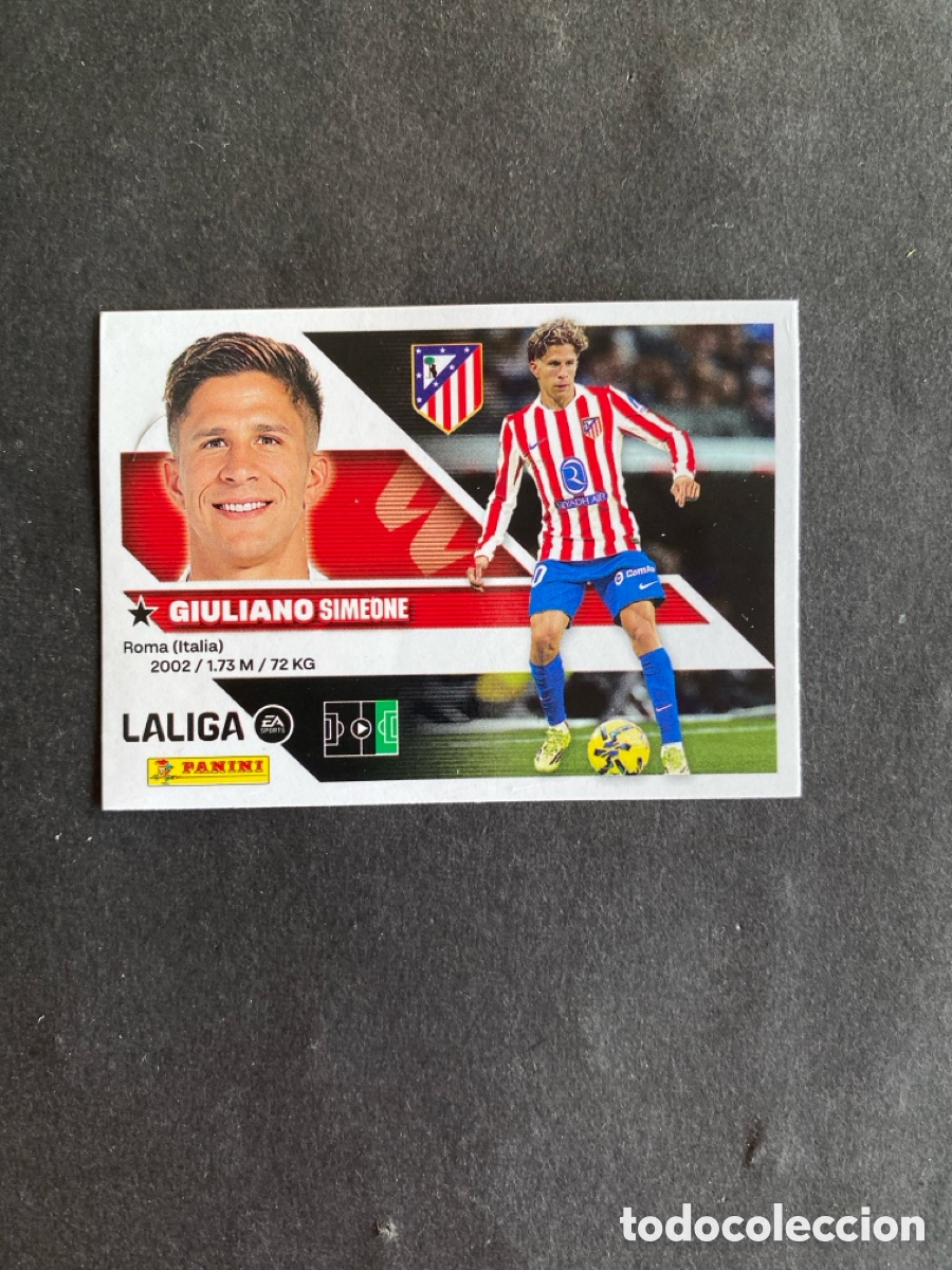 Football Stickers: Cromo liga 26/27 Atl&eacute;tico de Madrid N* 17