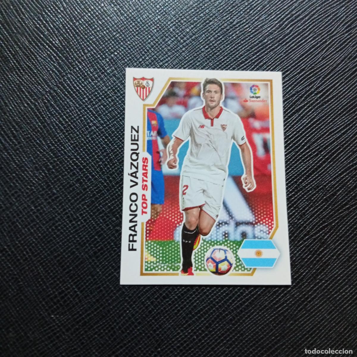 Fu&szlig;ball-Sticker: 255 FRANCO VAZQUEZ SEVILLA PANINI 2016 2017 CROMO 16 17 FUTBOL - SIN PEGAR - A215 PG37