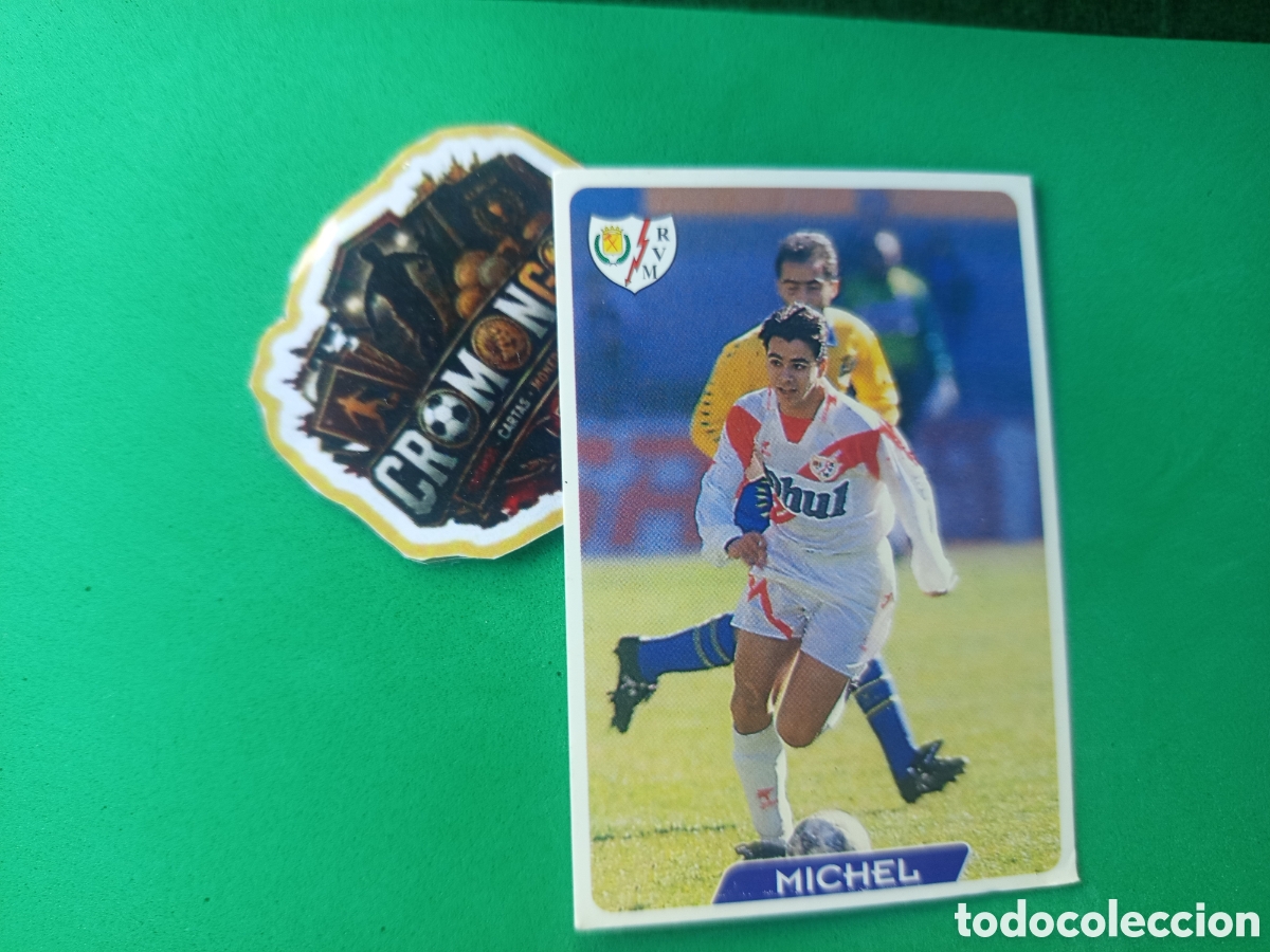 Fu&szlig;ball-Sticker: ❇️ CROMO ⚽ CARD M&Iacute;CHEL RAYO VALLECANO 374 FICHAS DE LA LIGA 95 96 1995 1996 MUNDICROMO ❇️