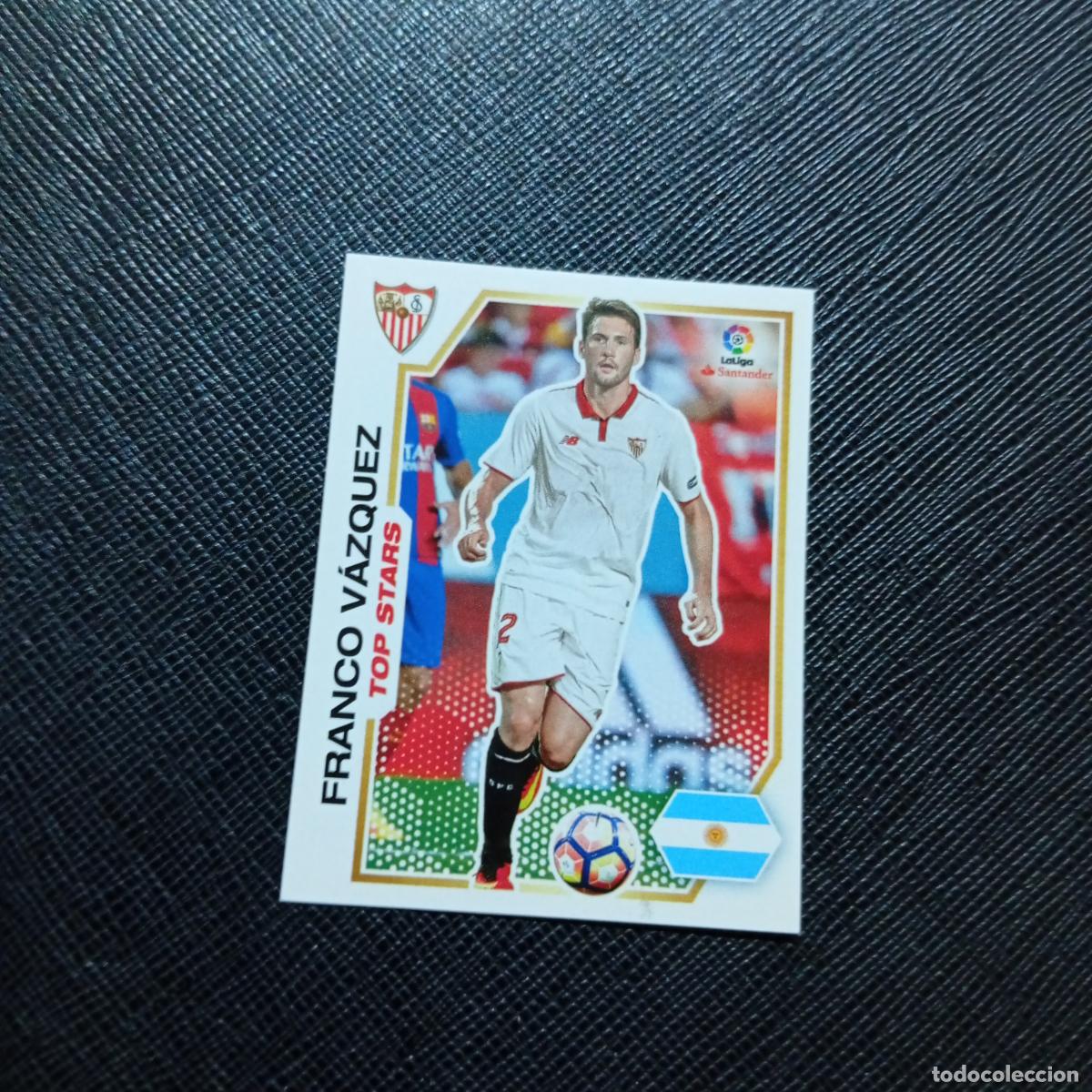 Fu&szlig;ball-Sticker: 255 FRANCO VAZQUEZ SEVILLA PANINI 2016 2017 CROMO 16 17 FUTBOL - SIN PEGAR - A215 PG37