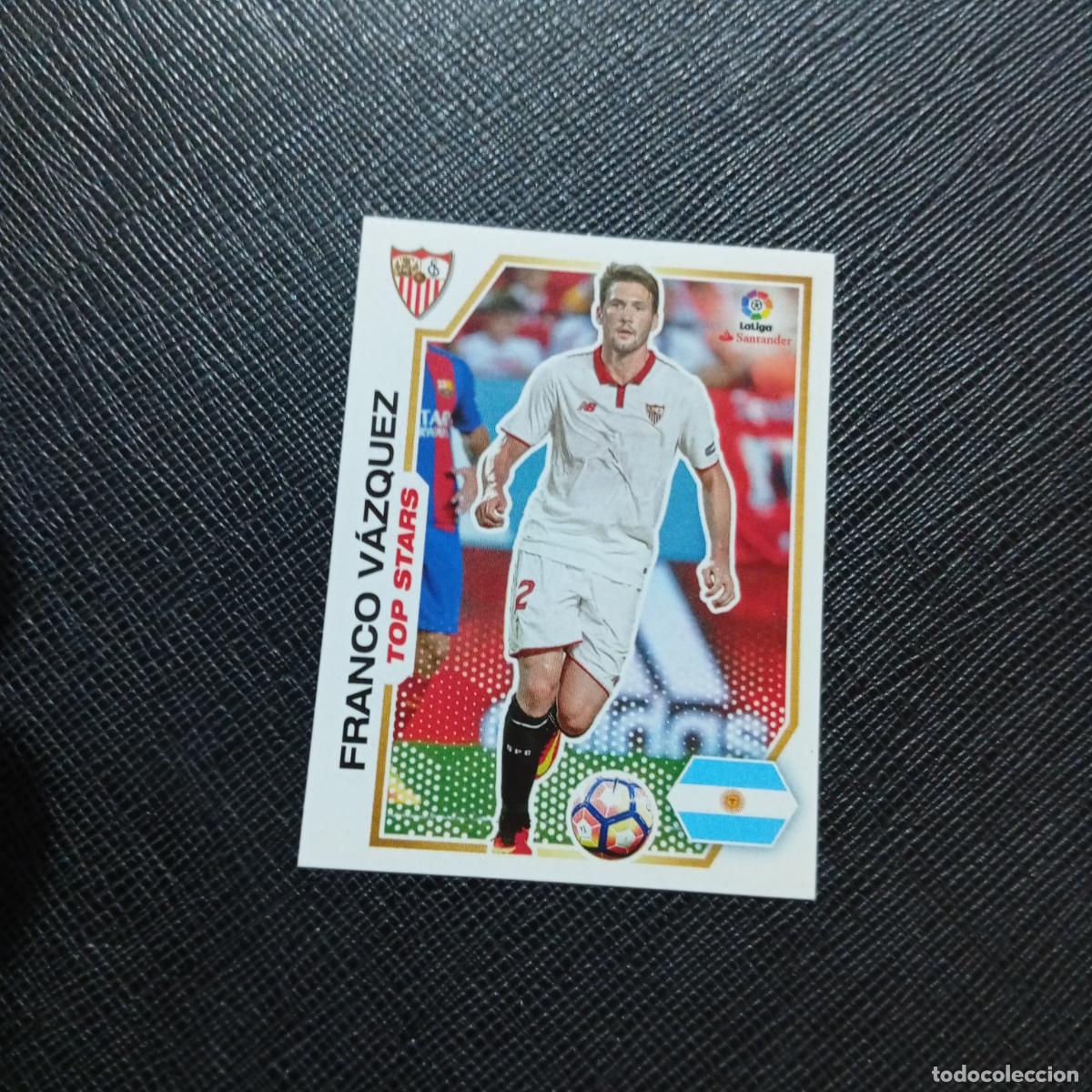 Fu&szlig;ball-Sticker: 255 FRANCO VAZQUEZ SEVILLA PANINI 2016 2017 CROMO 16 17 FUTBOL - SIN PEGAR - A215 PG37