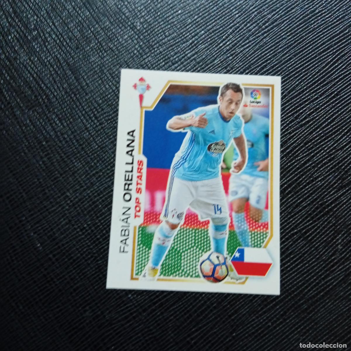 Fu&szlig;ball-Sticker: 258 ORELLANA CELTA PANINI 2016 2017 CROMO 16 17 FUTBOL - SIN PEGAR - A215 PG37