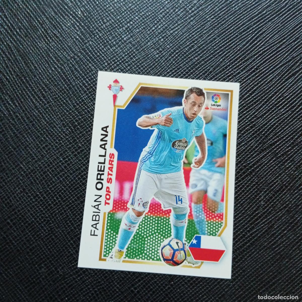 Fu&szlig;ball-Sticker: 258 ORELLANA CELTA PANINI 2016 2017 CROMO 16 17 FUTBOL - SIN PEGAR - A215 PG37