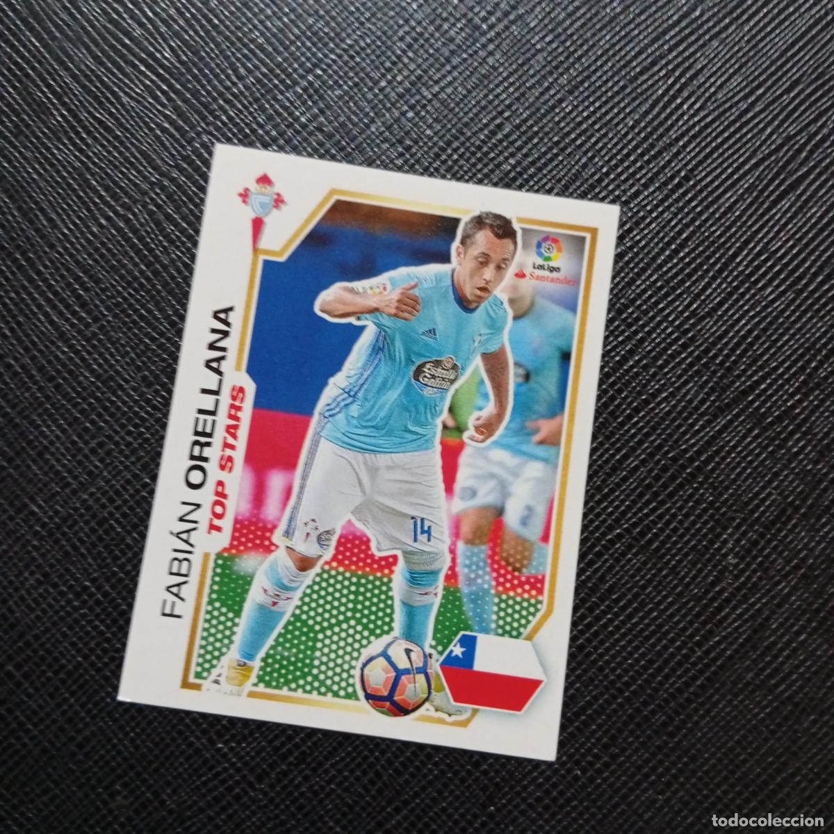Fu&szlig;ball-Sticker: 258 ORELLANA CELTA PANINI 2016 2017 CROMO 16 17 FUTBOL - SIN PEGAR - A215 PG37