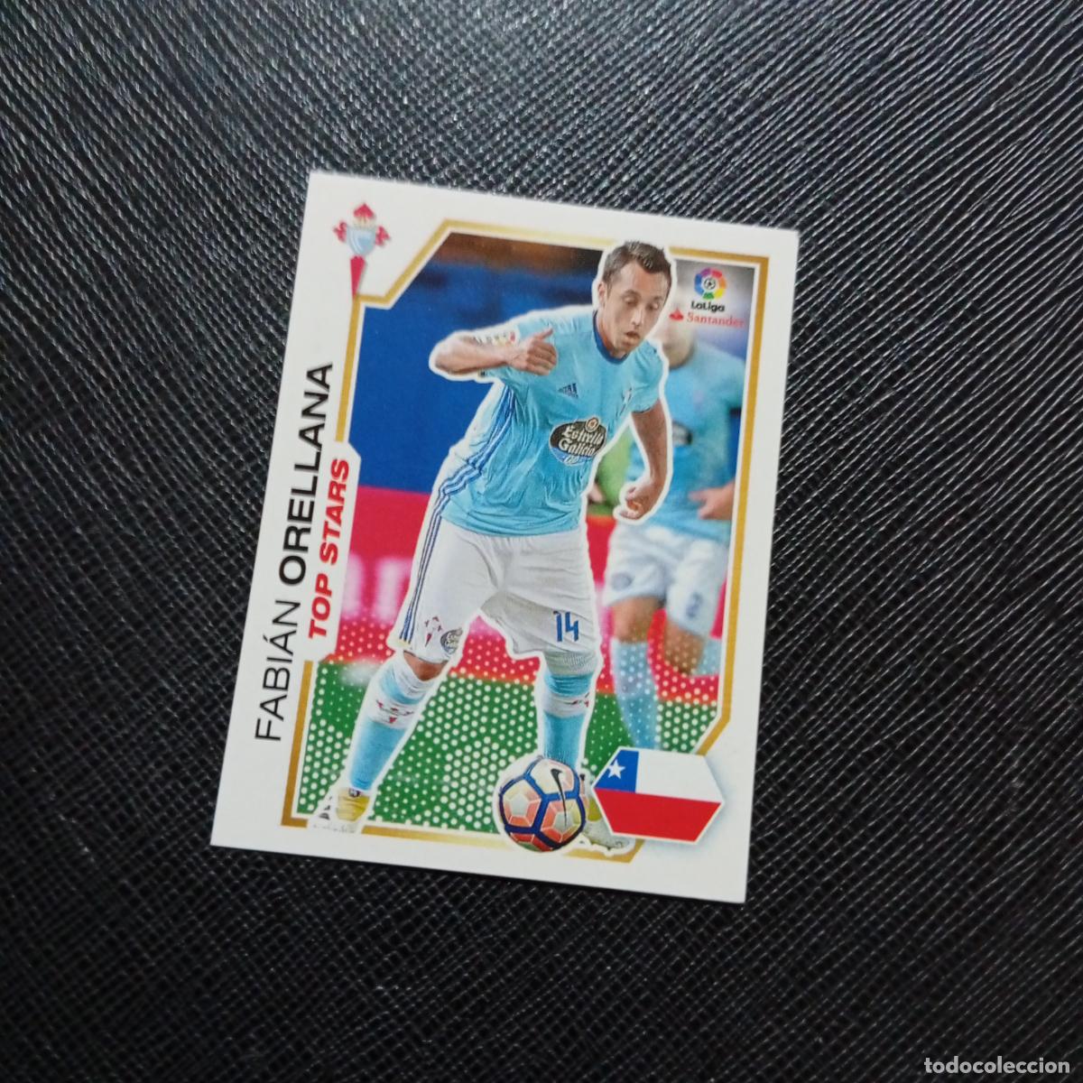 Fu&szlig;ball-Sticker: 258 ORELLANA CELTA PANINI 2016 2017 CROMO 16 17 FUTBOL - SIN PEGAR - A215 PG37