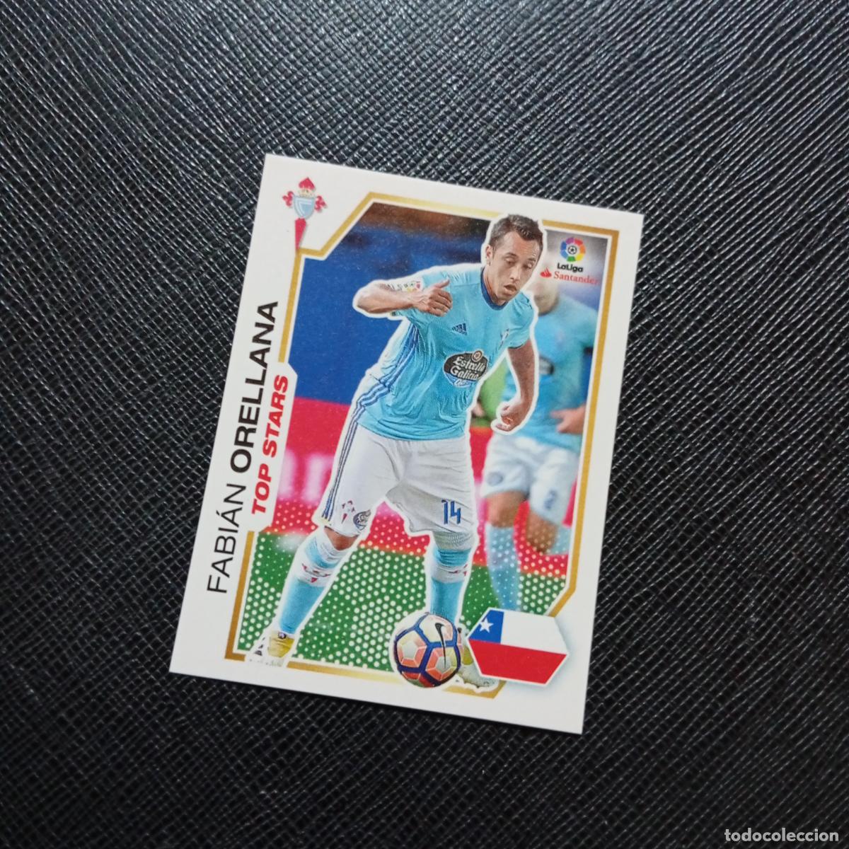Fu&szlig;ball-Sticker: 258 ORELLANA CELTA PANINI 2016 2017 CROMO 16 17 FUTBOL - SIN PEGAR - A215 PG37