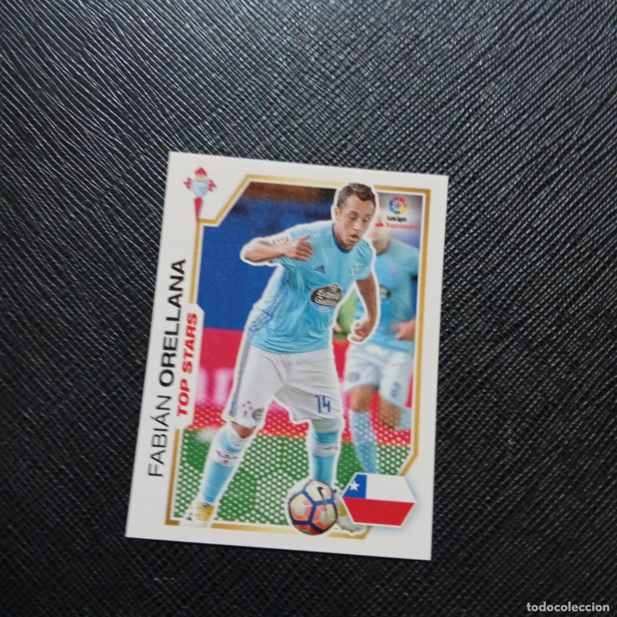 Football Stickers: 258 ORELLANA CELTA PANINI 2016 2017 CROMO 16 17 FUTBOL - SIN PEGAR - A215 PG37