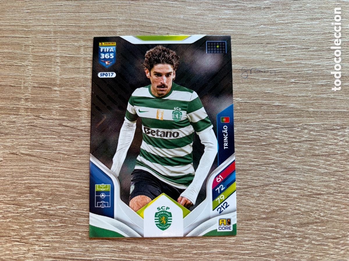 Cartes &agrave; collectionner de Football: SPO17 TRINC&Atilde;O PANINI FIFA 365 ADRENALYN XL 2026 SPORTING CP
