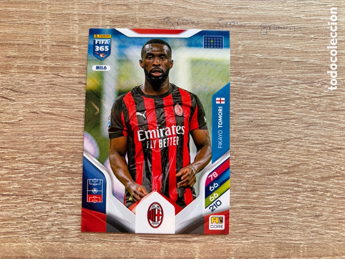 Cartes &agrave; collectionner de Football: MIL6 FIKAYO TOMORI PANINI FIFA 365 ADRENALYN XL 2026 AC MILAN