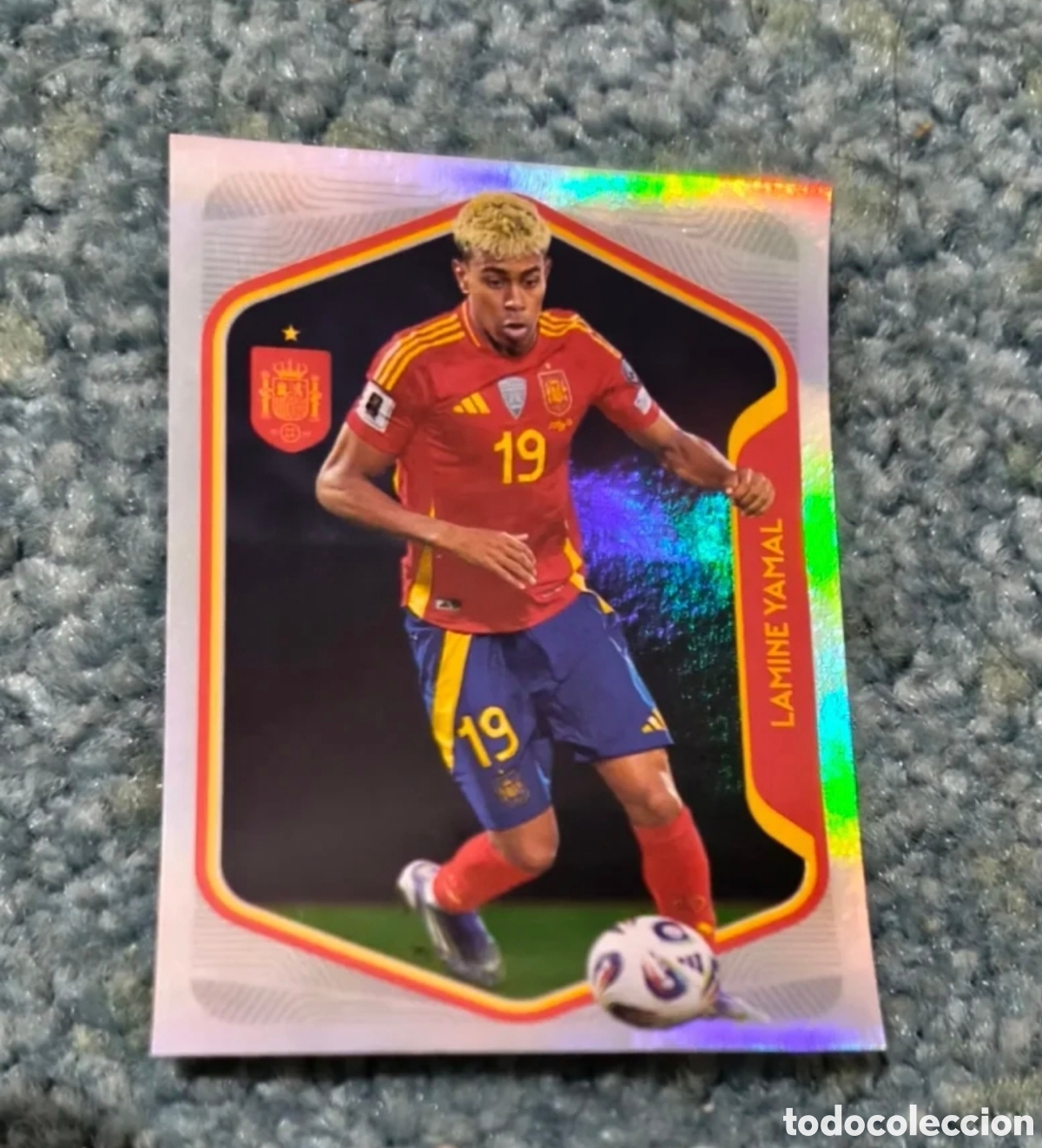 Cartes &agrave; collectionner de Football: Carta panini de Lamine Yamal 19