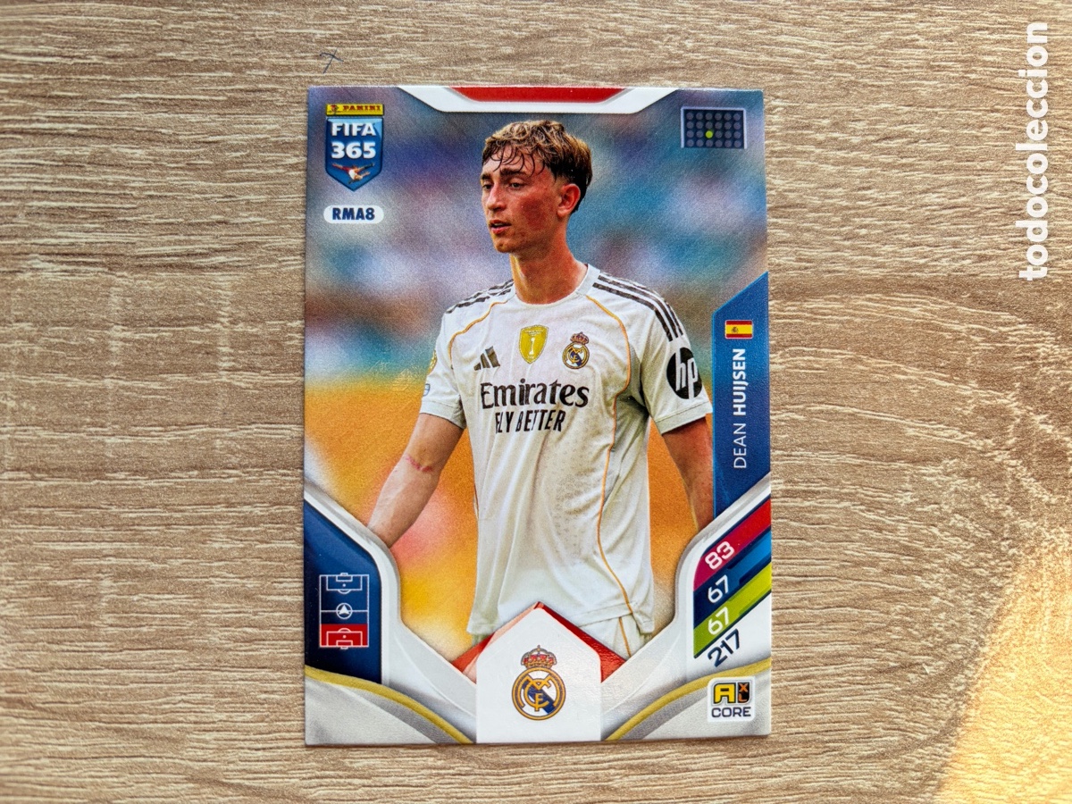 Cromos de f&uacute;tbol: RMA8 DEAN HUIJSEN PANINI FIFA 365 ADRENALYN XL 2026 REAL MADRID