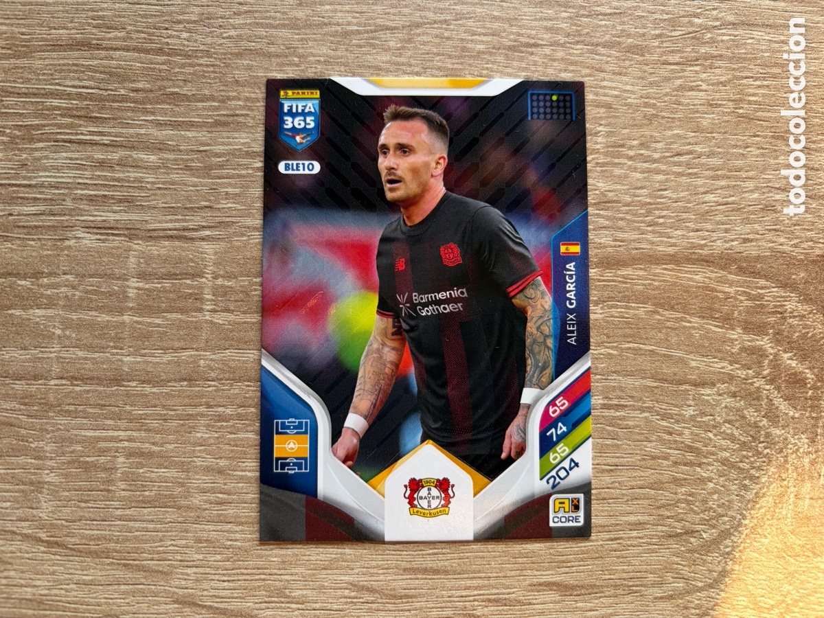 Football Stickers: BLE10 ALEIX GARC&Iacute;A PANINI FIFA 365 ADRENALYN XL 2026 BAYER 04 LEVERKUSEN