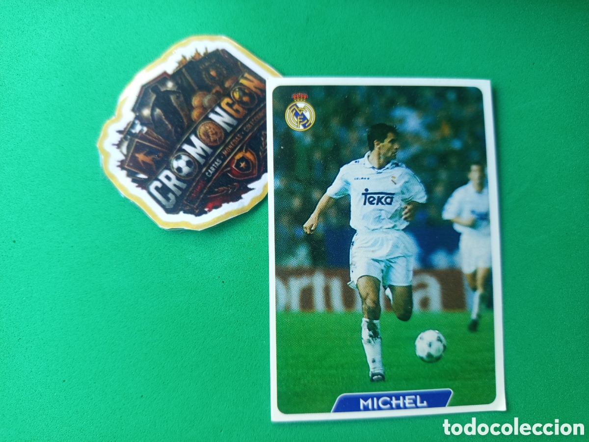 Cromos de Futebol: ❇️ CROMO ⚽ CARD MICHEL MADRID 15 FICHAS DE LA LIGA 95 96 1995 1996 MUNDICROMO ❇️
