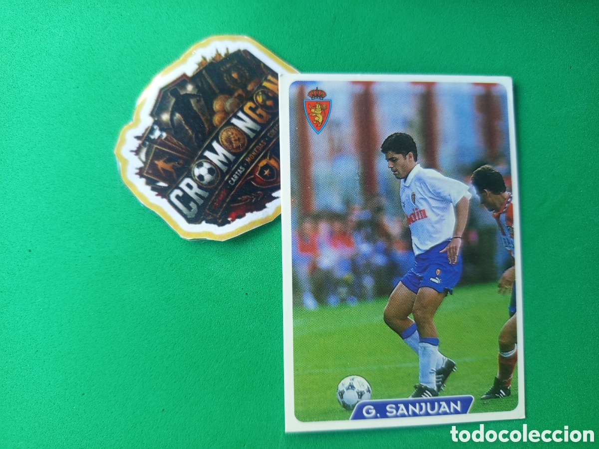 Cromos de f&uacute;tbol: ❇️ CROMO ⚽ CARD GARC&Iacute;A SANJUAN ZARAGOZA 121 FICHAS DE LA LIGA 95 96 1995 1996 MUNDICROMO ❇️