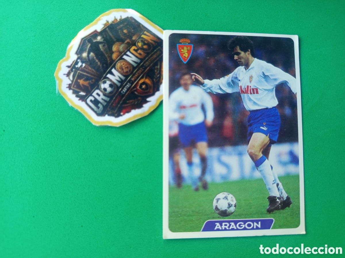 Football Stickers: ❇️ CROMO ⚽ CARD ARAG&Oacute;N ZARAGOZA 123 FICHAS DE LA LIGA 95 96 1995 1996 MUNDICROMO ❇️