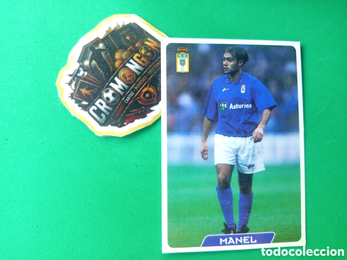 Cromos de f&uacute;tbol: ❇️ CROMO ⚽ CARD MANEL OVIEDO 154 FICHAS DE LA LIGA 95 96 1995 1996 MUNDICROMO ❇️