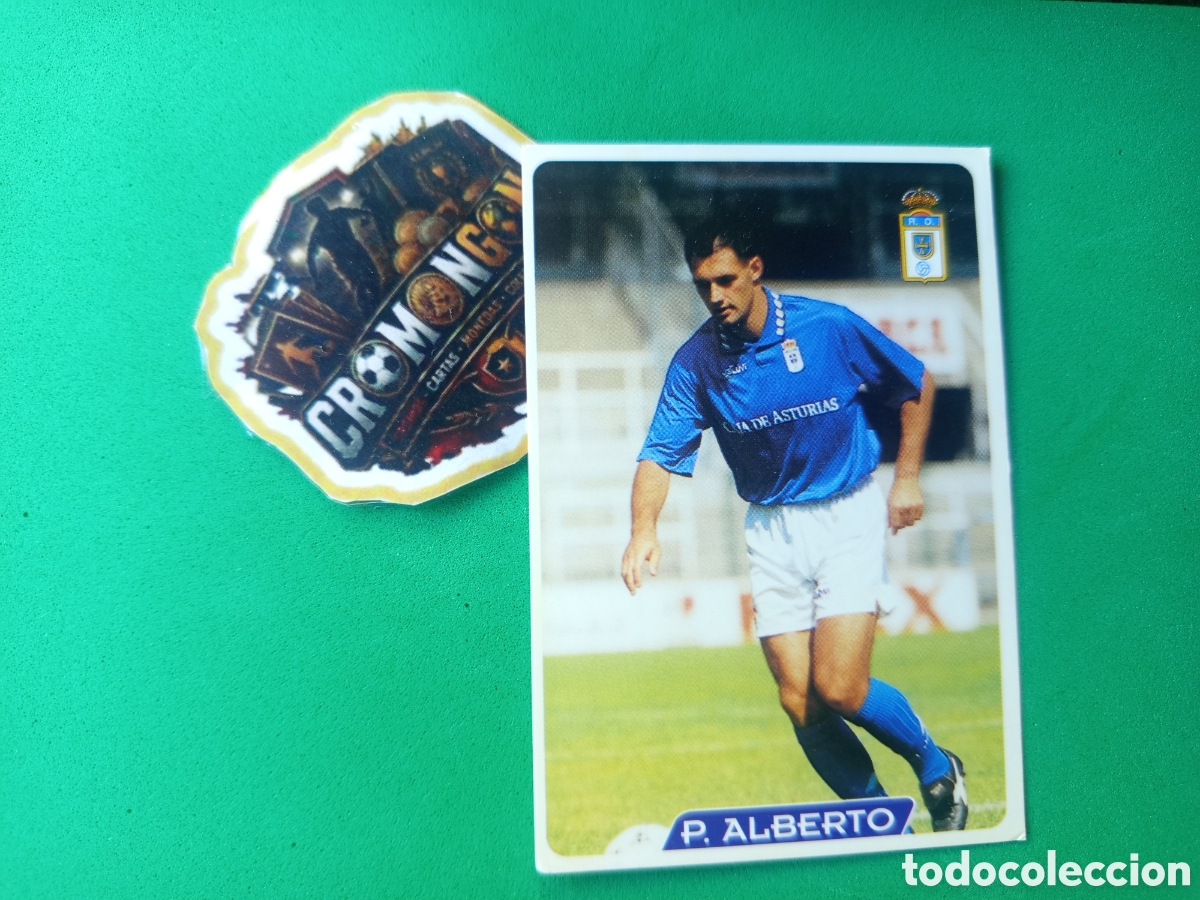 Cromos de f&uacute;tbol: ❇️ CROMO ⚽ CARD PEDRO ALBERTO OVIEDO 156 FICHAS DE LA LIGA 95 96 1995 1996 MUNDICROMO ❇️