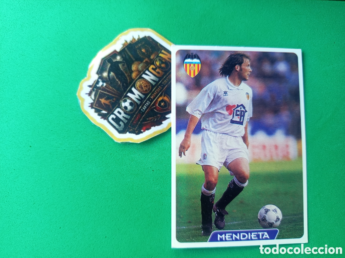 Cromos de f&uacute;tbol: ❇️ CROMO ⚽ CARD MENDIETA VALENCIA 172 FICHAS DE LA LIGA 95 96 1995 1996 MUNDICROMO ❇️