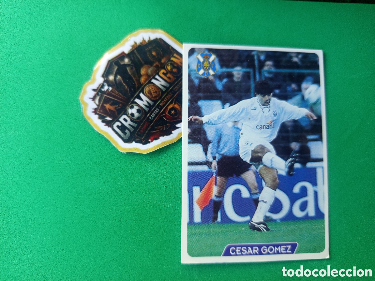 Football Stickers: ❇️ CROMO ⚽ CARD C&Eacute;SAR G&Oacute;MEZ TENERIFE 257 FICHAS DE LA LIGA 95 96 1995 1996 MUNDICROMO ❇️