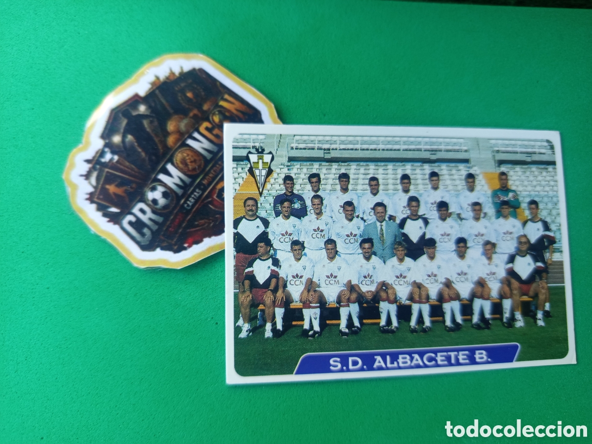 Cromos de f&uacute;tbol: ❇️ CROMO ⚽ CARD EQUIPO ALBACETE 289 FICHAS DE LA LIGA 95 96 1995 1996 MUNDICROMO ❇️