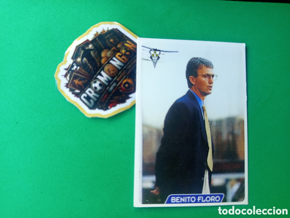 Cromos de f&uacute;tbol: ❇️ CROMO ⚽ CARD BENITO FLORO ALBACETE 290 FICHAS DE LA LIGA 95 96 1995 1996 MUNDICROMO ❇️