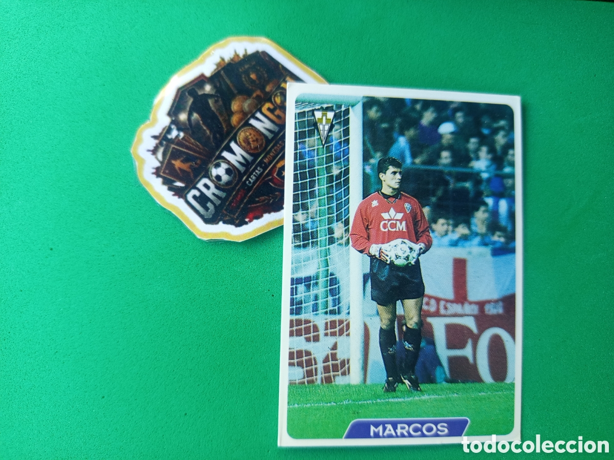 Cromos de f&uacute;tbol: ❇️ CROMO ⚽ CARD MARCOS ALBACETE 292 FICHAS DE LA LIGA 95 96 1995 1996 MUNDICROMO ❇️