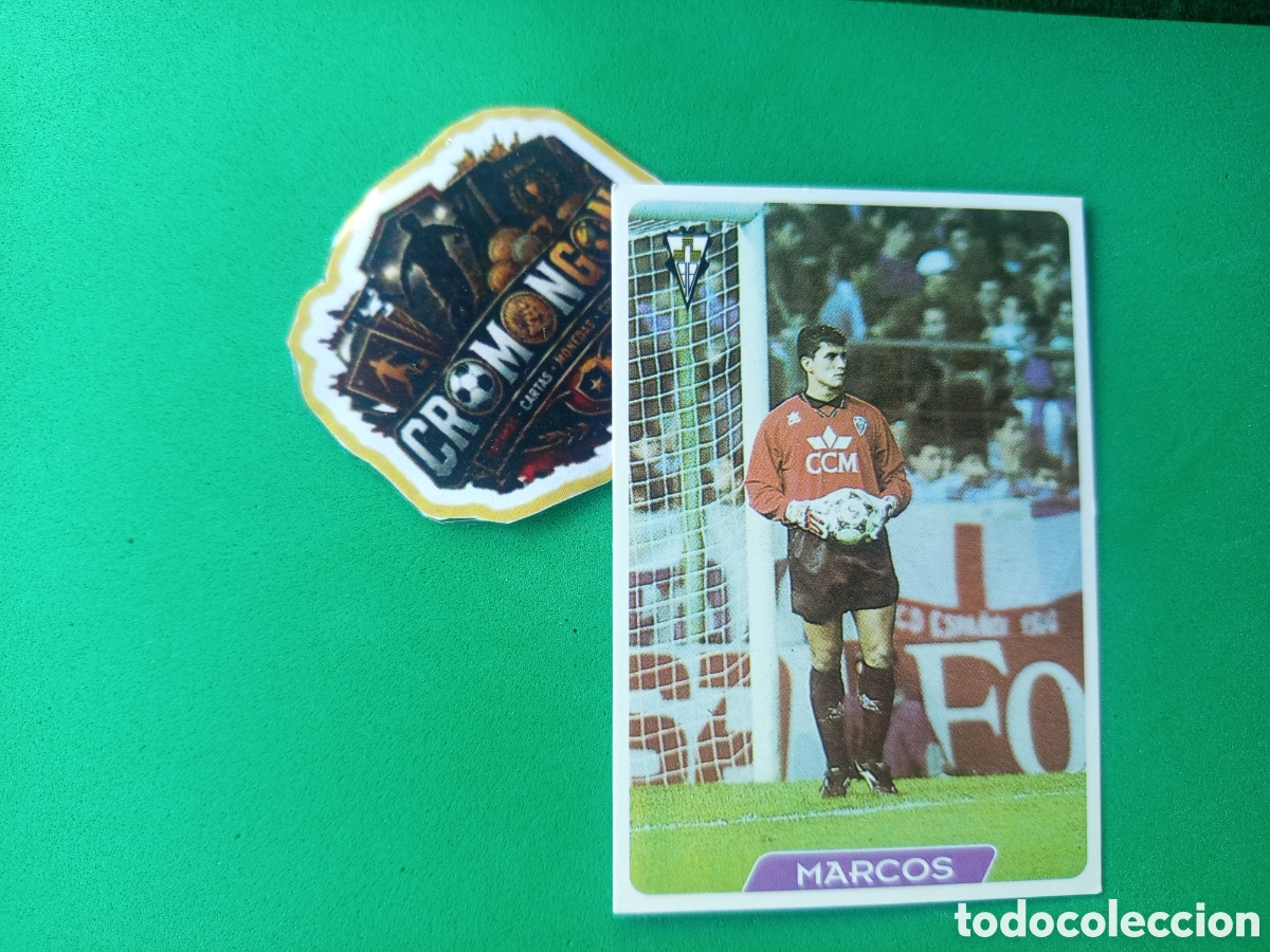Cromos de f&uacute;tbol: ❇️ CROMO ⚽ CARD MARCOS ALBACETE 292 FICHAS DE LA LIGA 95 96 1995 1996 MUNDICROMO ❇️
