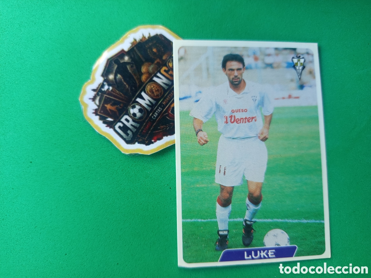 Cromos de f&uacute;tbol: ❇️ CROMO ⚽ CARD LUKE ALBACETE 306 FICHAS DE LA LIGA 95 96 1995 1996 MUNDICROMO ❇️