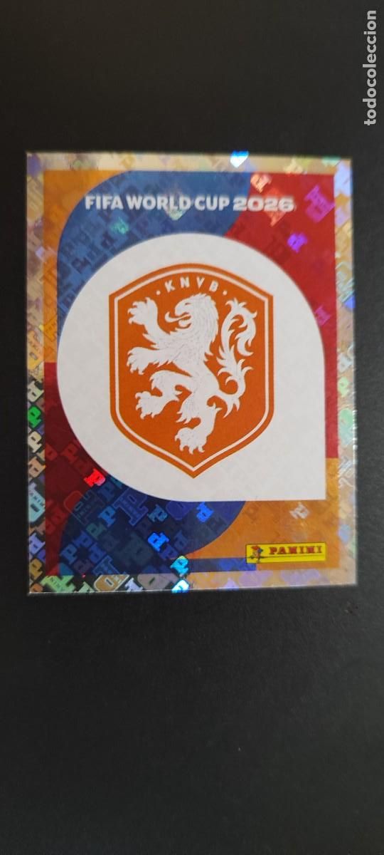 Cromos de f&uacute;tbol: FIFA WORLD CUP 2026 STICKER ESCUDO HOLANDA # NED1 PANINI