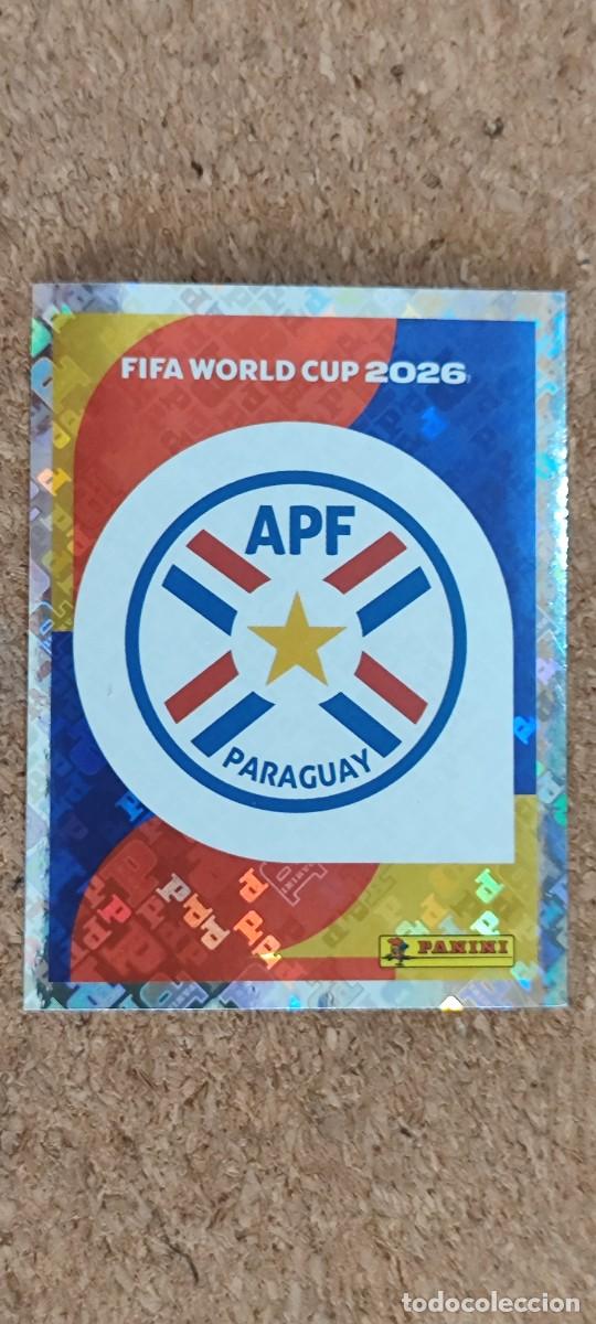 Cromos de f&uacute;tbol: STICKER FIFA WORLD CUP 2026 ESCUDO PARAGUAY # PAR1 PANINI