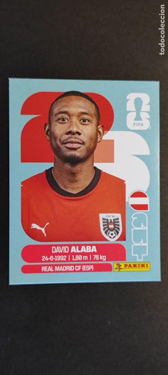 Cromos de f&uacute;tbol: FIFA WORLD CUP 2026 STICKER ALABA AUSTRIA # AUT4 PANINI