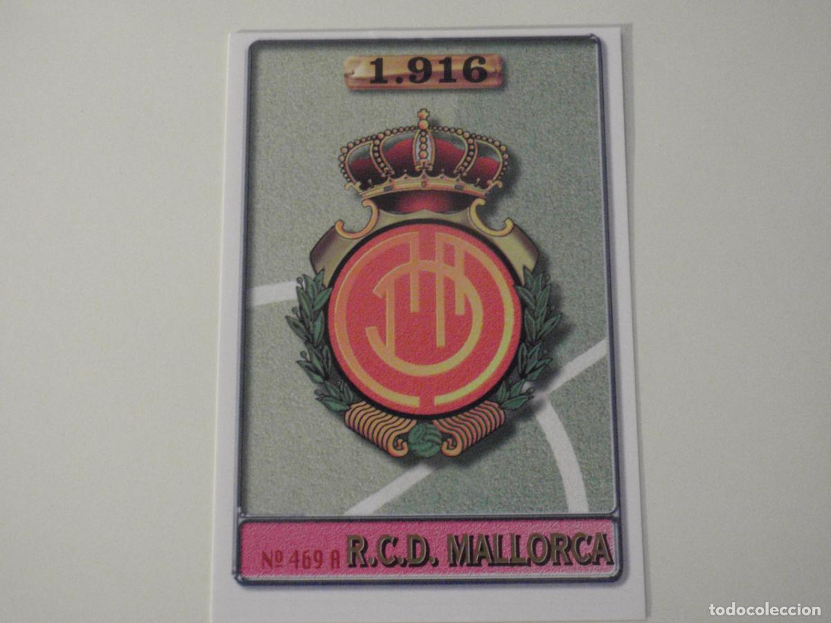 Cromos de f&uacute;tbol: 469 A. Escudo MALLORCA - 469B. CARRERAS. LAS FICHAS DE LA LIGA 1996 1997 MUNDICROMO. 96 97