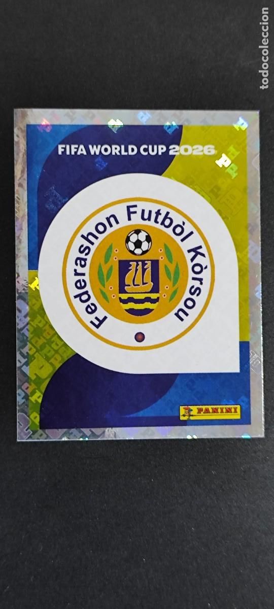 Cromos de f&uacute;tbol: FIFA WORLD CUP 2026 STICKER ESCUDO CURA&Ccedil;AO/CURAZAO # CUW1 PANINI