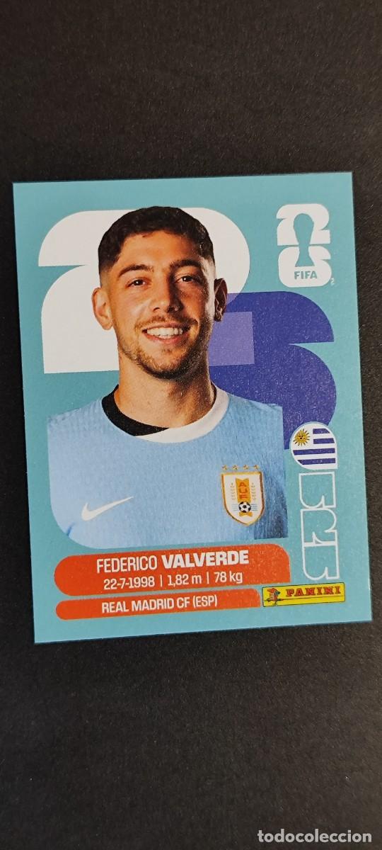 Cromos de f&uacute;tbol: STICKER FIFA WORLD CUP 2026 VALVERDE URUGUAY # URU10 PANINI